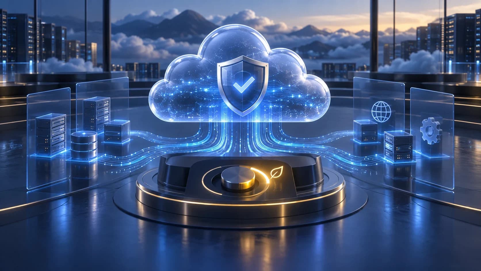 Cloud infrastructure protected while its consumption is adjusted.